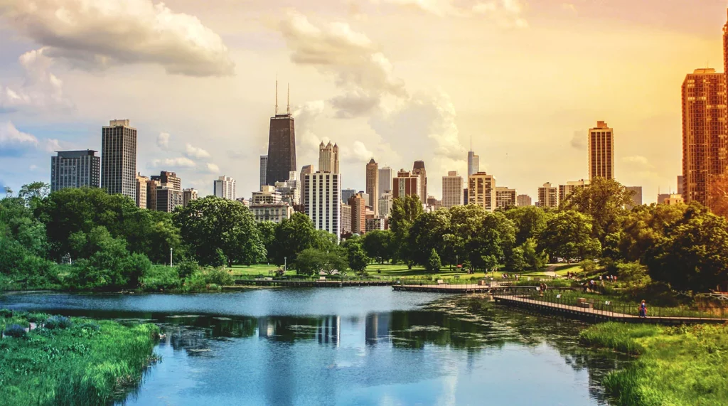 City skyline of Chicago, Illinois